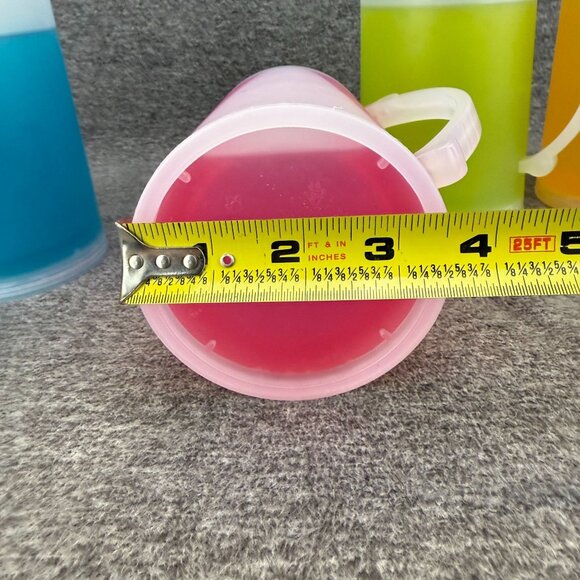 ✅Freezer Mug Set of 4 Double Wall Insulated Gel Plastic Freezable Frosty - Picture 5 of 8